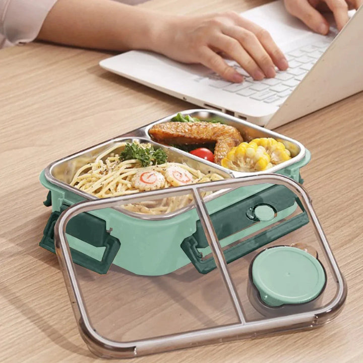 Geïsoleerde voedselcontainer met lekvrij deksel voor warm eten