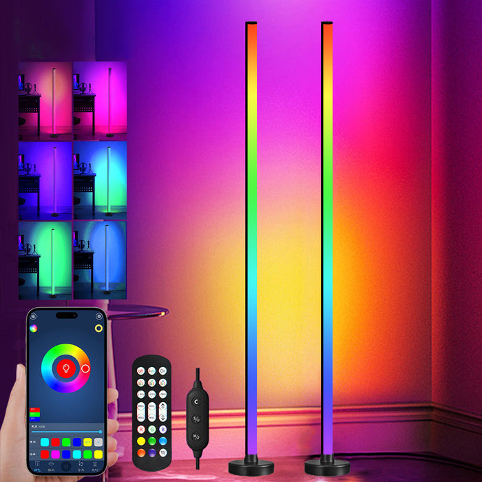 Hollevo™ Slimme RGB-vloerlamp met muzieksync en bediening via app
