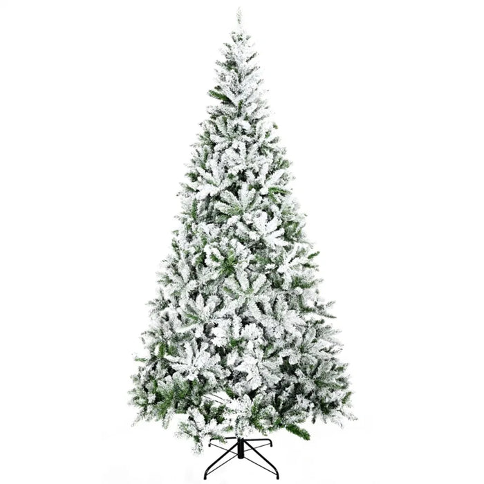 Hollevo Besneeuwde dennen-kerstboom 180 cm zonder verlichting