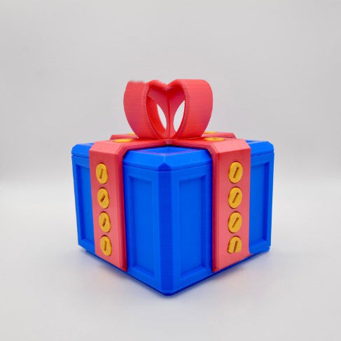 3D-geprinte cadeaudoos met schroeven