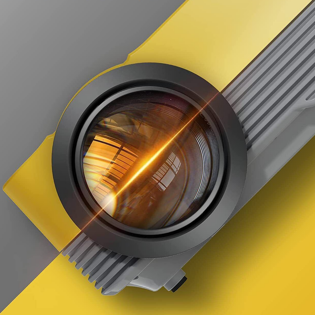Hollevo™ Mini HD-beamer met statief en ingebouwde speakers