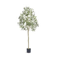 Kunst olijfboom van 155 cm in pot