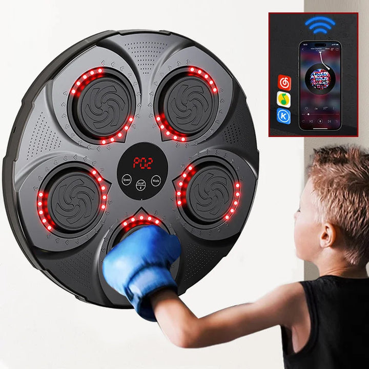 Muziek-boksmachine voor aan de muur met Bluetooth en verlichting