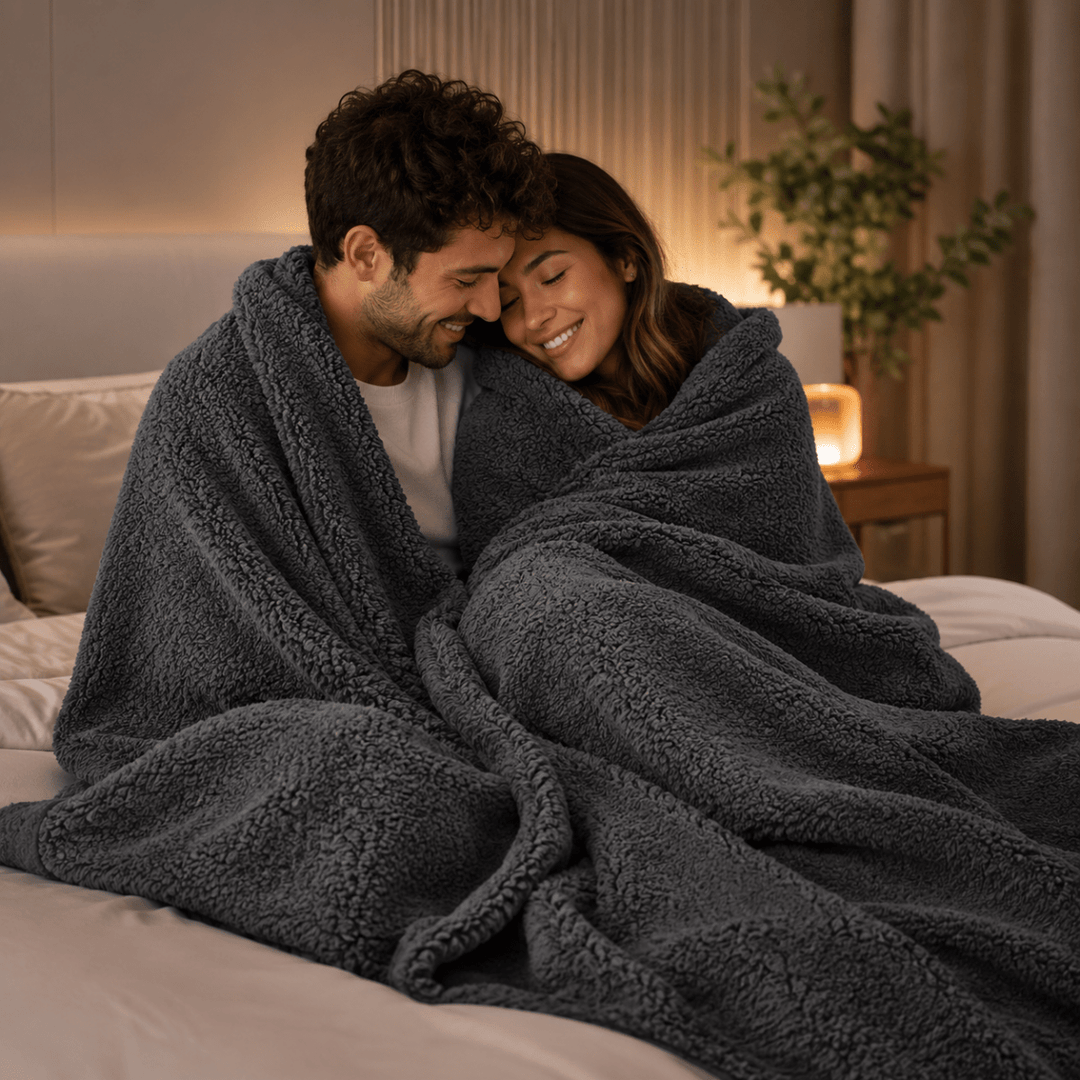 Waterdichte fleece deken die je bed en bank beschermt