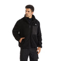 Man in verwarmd teddy fleece jack