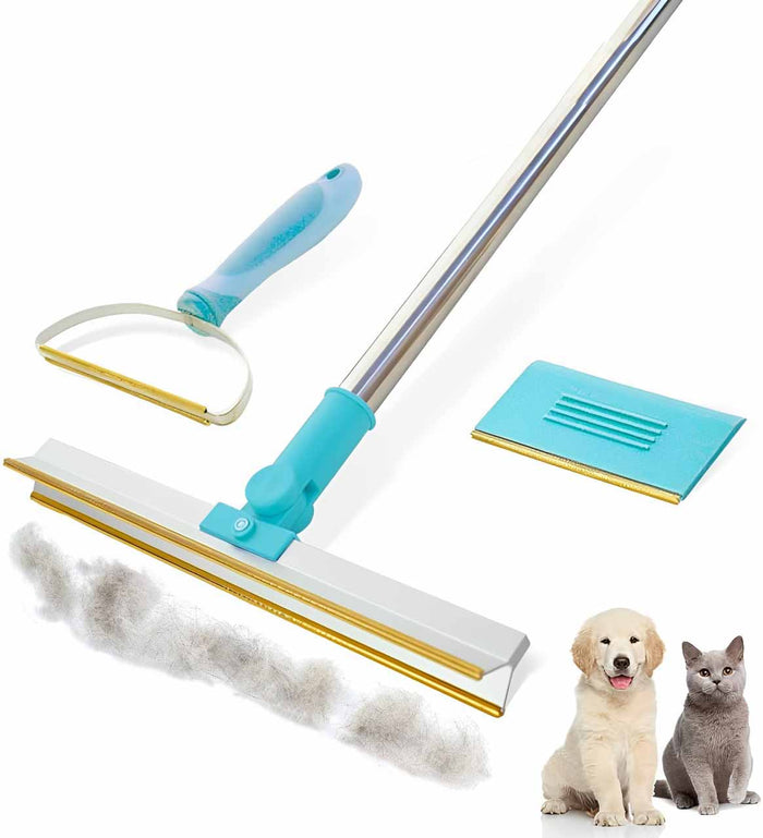 Hollevo™ Set van 3 tools tegen dierenhaar met uitschuifbare tapijthark