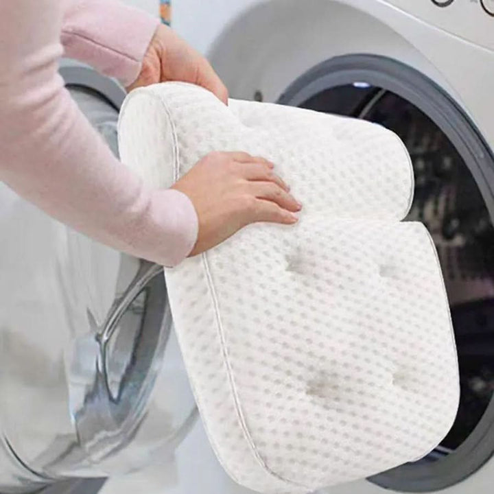 Ergonomisch badkussen van ademend 4D air mesh voor je nek
