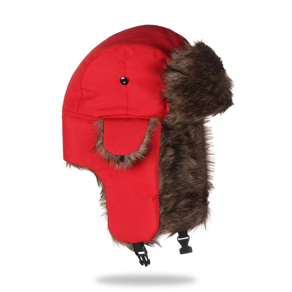 Knus imitatie bont winter earflap aviator ski muts