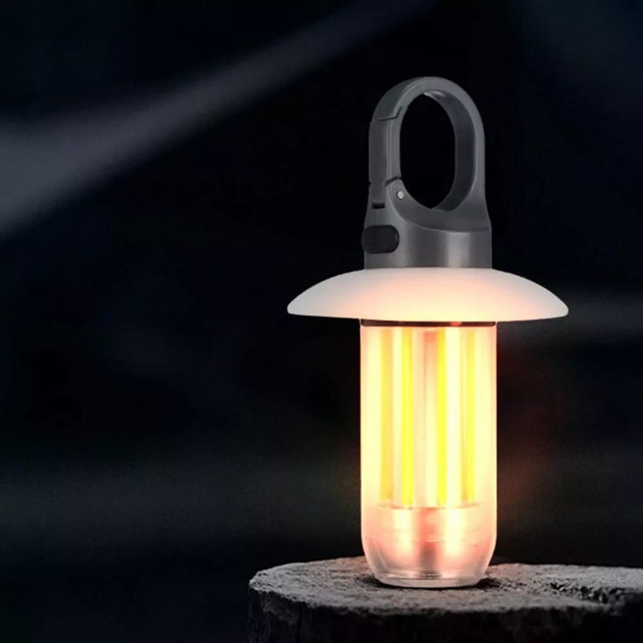 Hollevo™ Oplaadbare led-kampeerlamp set van 2 met 5 lichtstanden