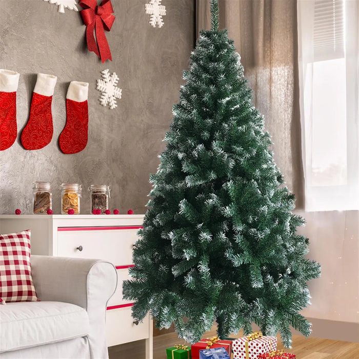 Hollevo Kunstkerstboom 183 cm met groene en witte takpunten