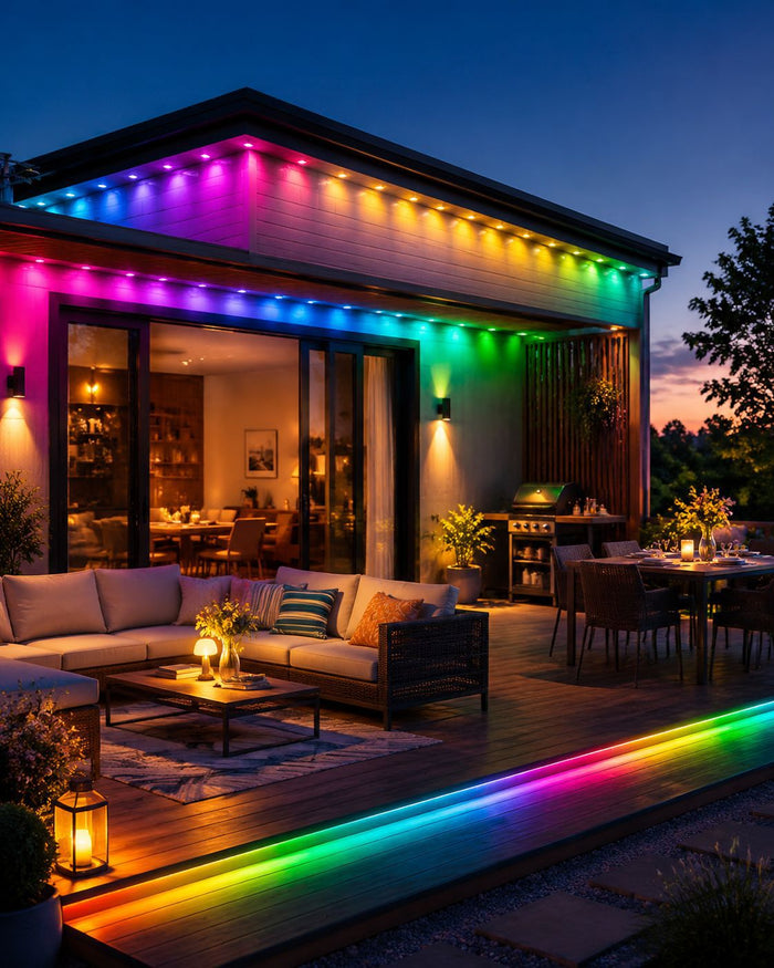 Hollevo Permanente gevelverlichting RGB met app, tot 90 m