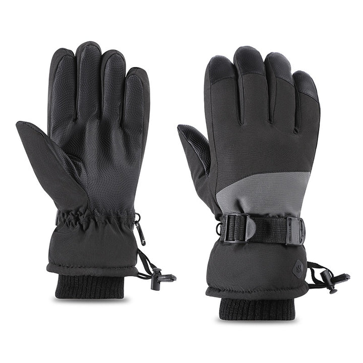 Waterdichte skihandschoenen met polsband
