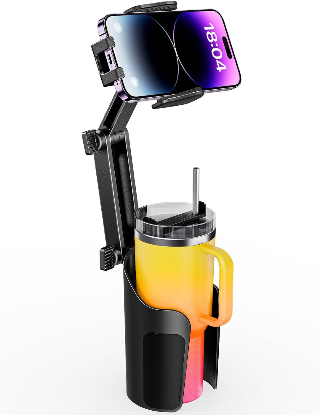 Telefoonhouder voor de bekerhouder in de auto, verstelbaar
