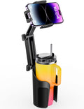 Hollevo™ Telefoonhouder voor de bekerhouder in de auto, verstelbaar