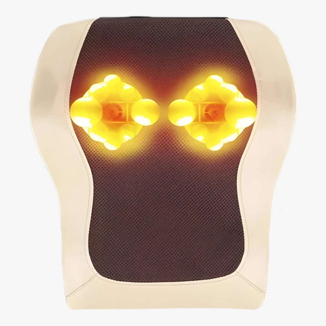 Hollevo™ Compact shiatsu massagekussen met warmte voor nek en rug