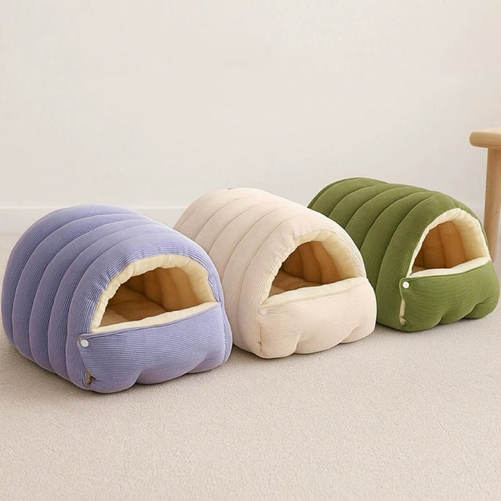 Dierenmand in pufferjas-stijl met warme fleecevoering