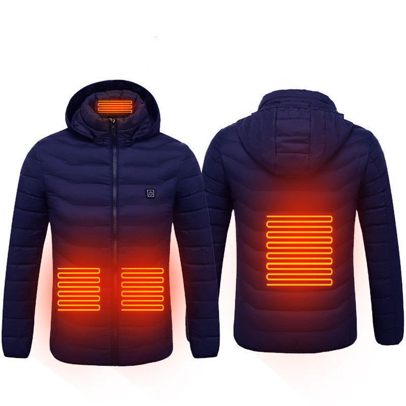 Hollevo™ Verwarmde herenjas met USB en 3 warmtestanden