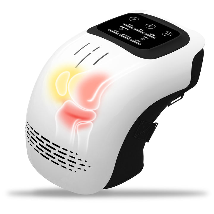 Knie massageapparaat met warmte en trilling – oplaadbaar