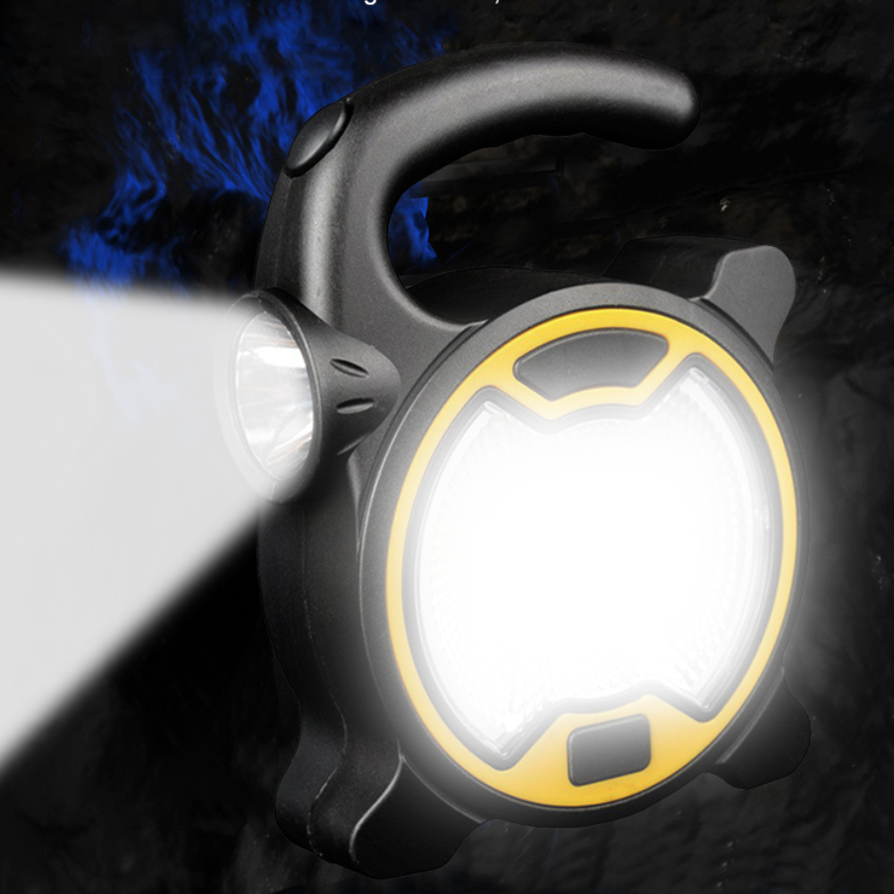 Draagbare COB LED werklamp met handvat en twee standen