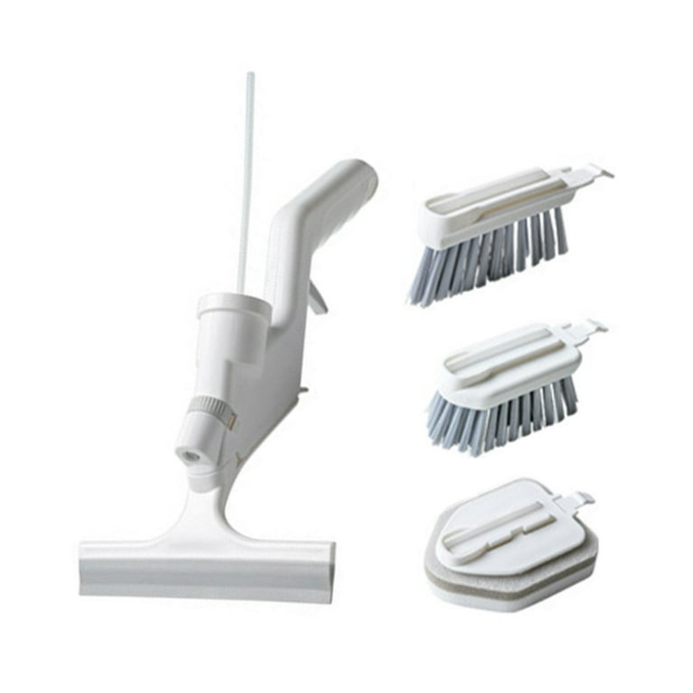 Hollevo™ Badkamerborstel 4-in-1 voor vloer en wand met uitschuifbare steel