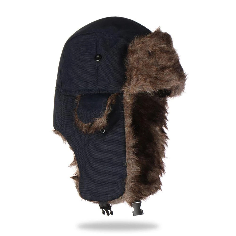 Knus imitatie bont winter earflap aviator ski muts
