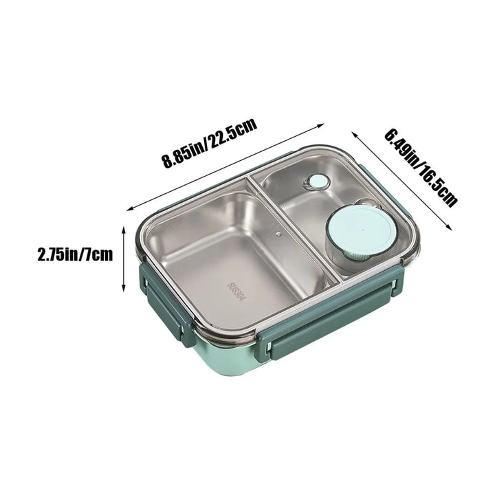 Geïsoleerde voedselcontainer met lekvrij deksel voor warm eten