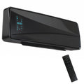 Zwarte keramische wandkachel met led-display