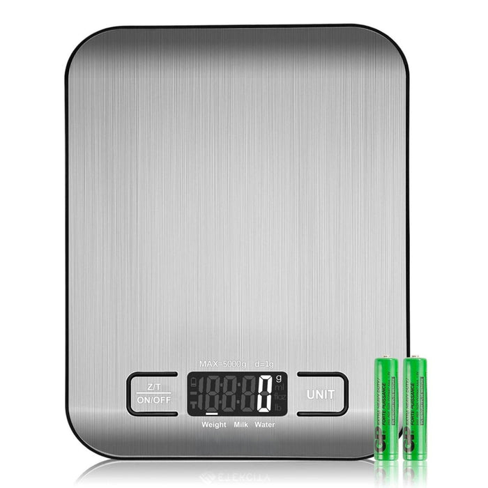 Hollevo™ Digitale keukenweegschaal met tarra, 5 eenheden en LCD-scherm