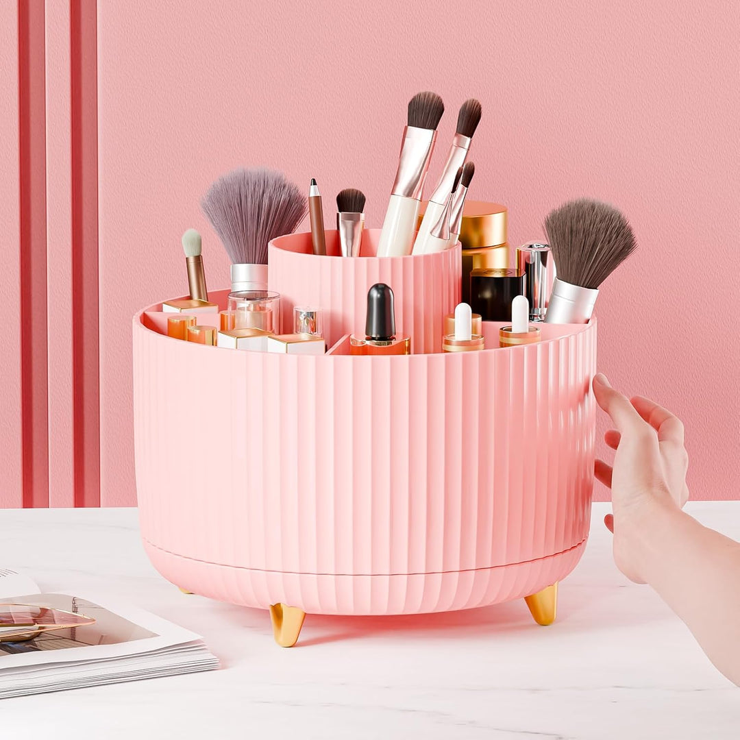 Draaibare make-up organizer 360° met vijf vakken