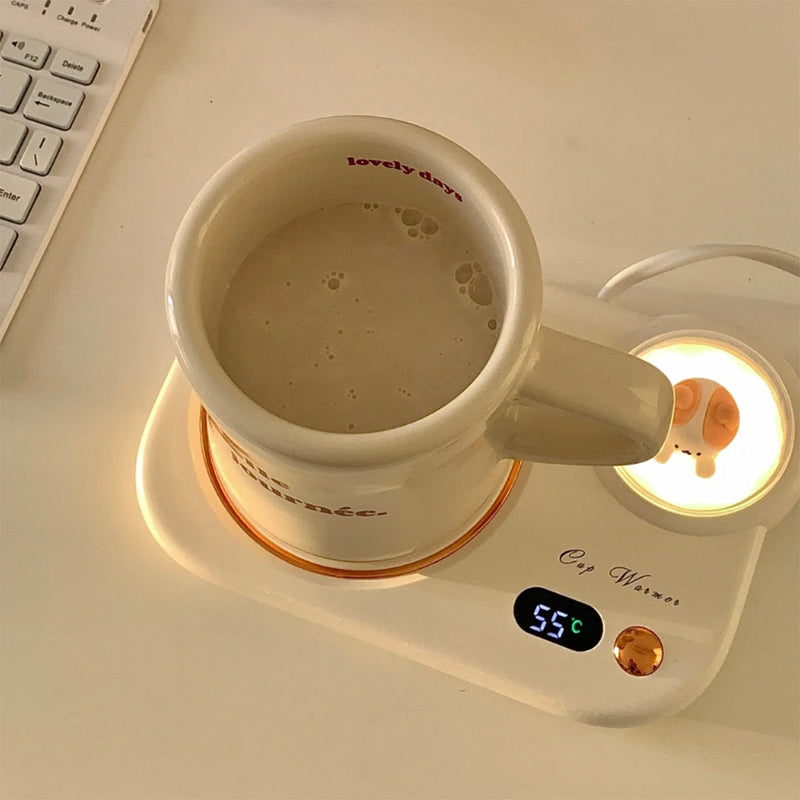 Kopwarmer met verlicht dierenkoepeltje