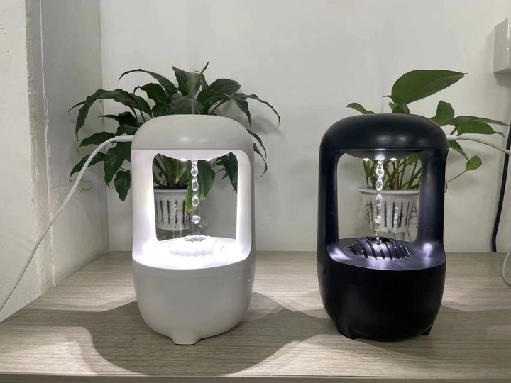 Luchtbevochtiger met omgekeerde waterdruppels en 500 ml tank