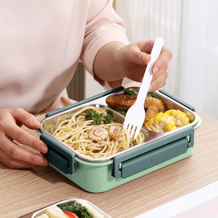 Geïsoleerde voedselcontainer met lekvrij deksel voor warm eten
