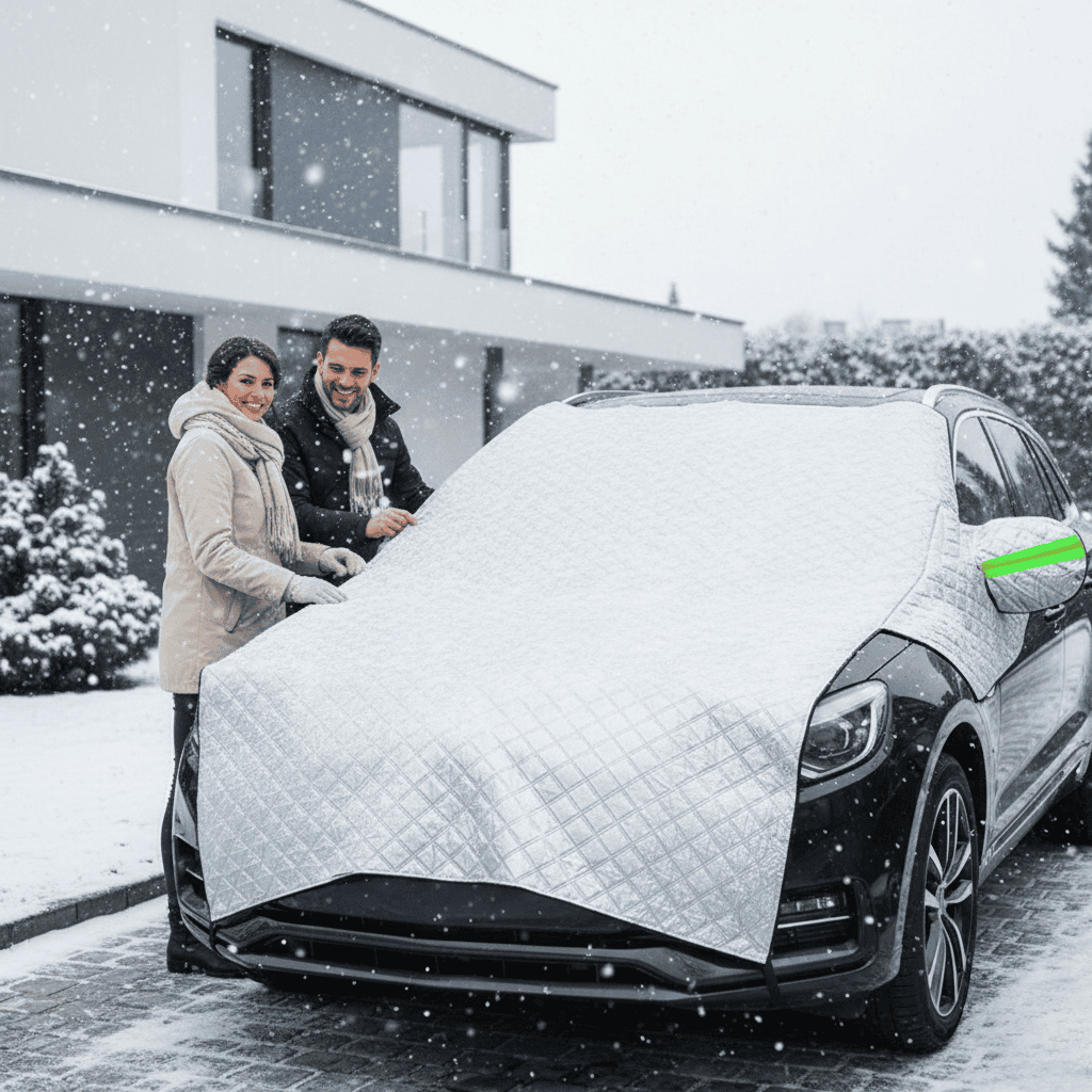 Hollevo™ Voorruitafdekking voor elk weer tegen vorst, sneeuw en zon