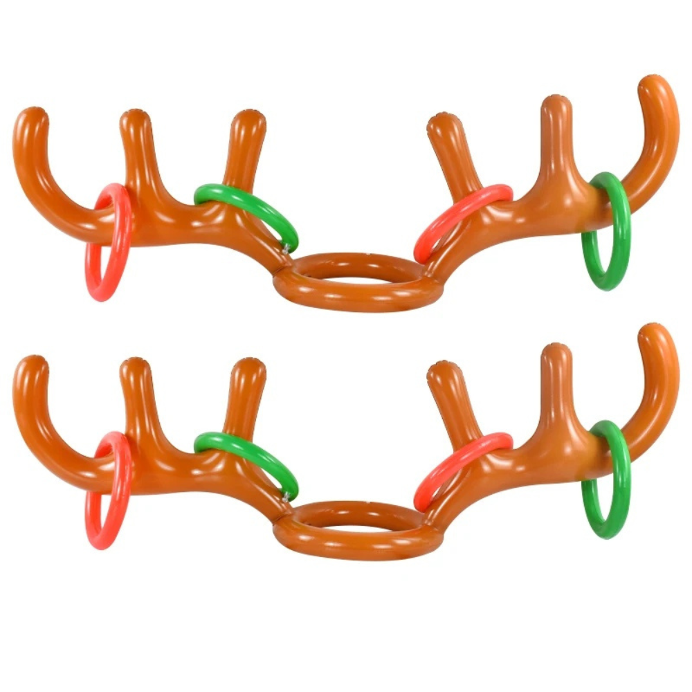 Rendier gewei ring gooi kerst spel