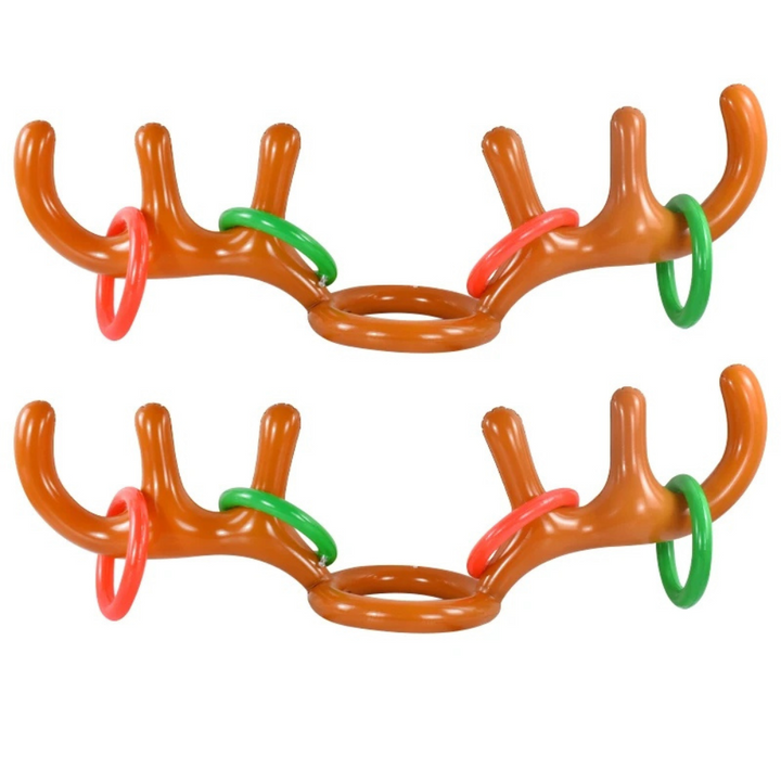 Rendier gewei ring gooi kerst spel