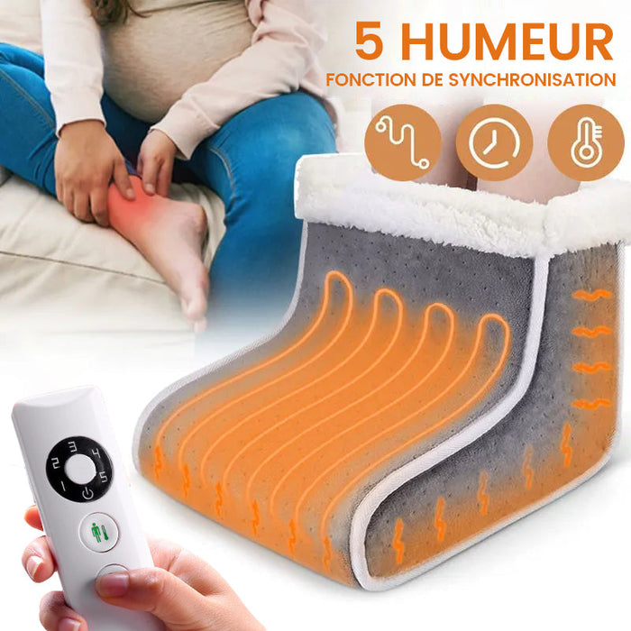 Hollevo™ Elektrische voetenwarmer met donzige voering en standen