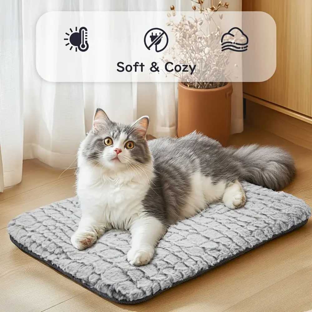 Knus thermisch kat warmtekussen
