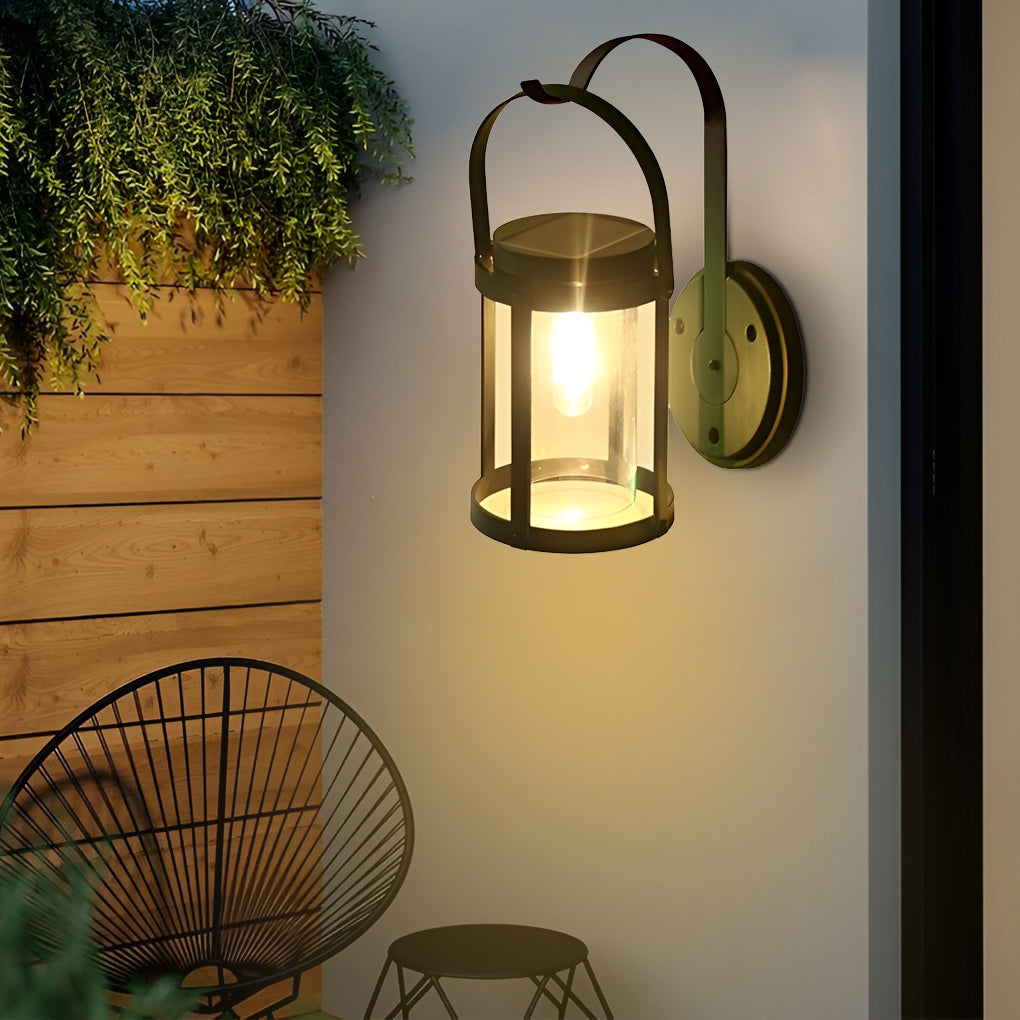 Solar wandlamp in lantaarnstijl met automatische schemerfunctie