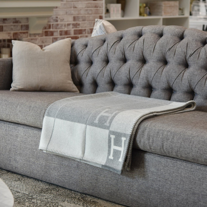 Katoenen bankplaid 140 x 170 cm voor knusse avonden