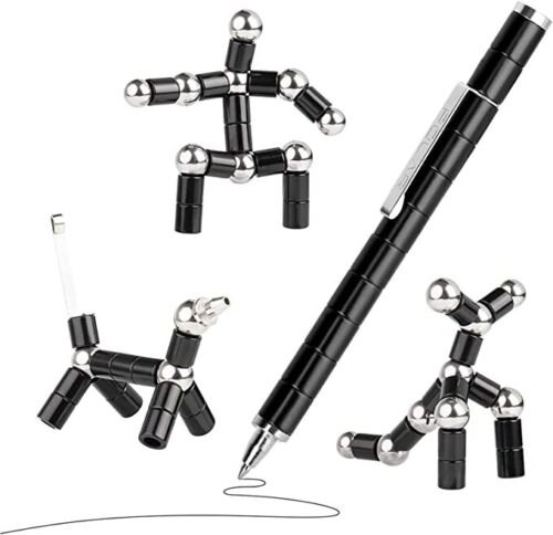 Magnetische fidget pen met stylus en zelf te bouwen vormen
