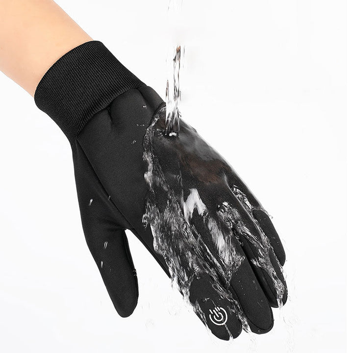 Thermische herenhandschoenen met antislip palm en touchscreen