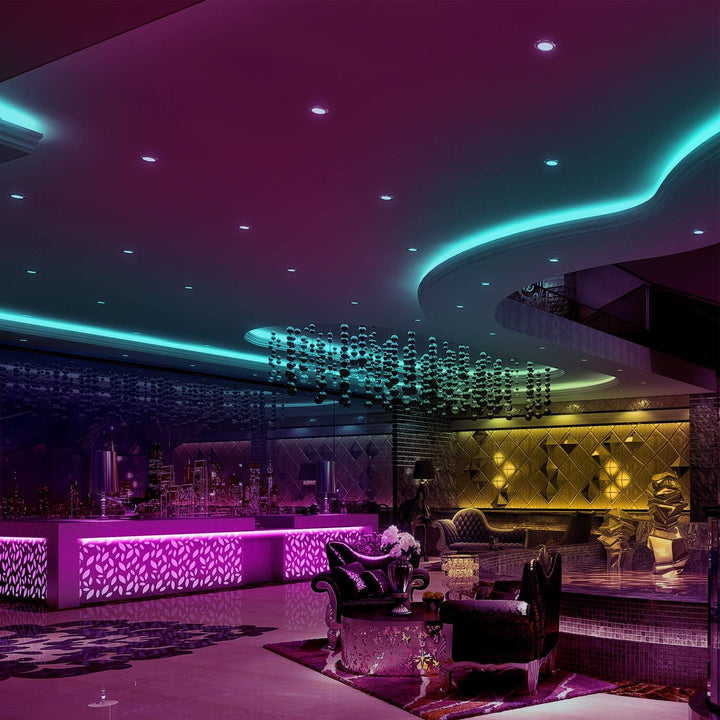 RGB ledstrip van 10 meter met afstandsbediening en 16 kleuren