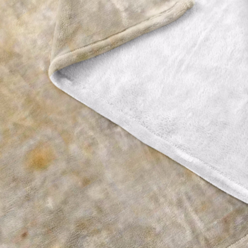 Ronde tortilla deken met print