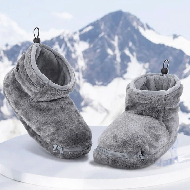 Hollevo™ Verwarmde USB-pantoffels van zachte pluche voor warme voeten