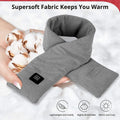 Hollevo™ Verwarmde fleece sjaal met 3 warmtestanden en USB