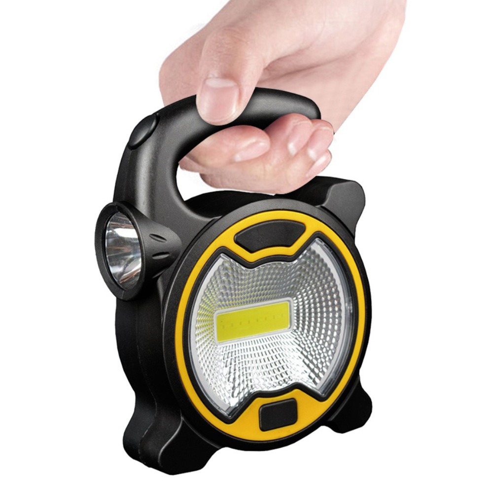 Draagbare COB LED werklamp met handvat en twee standen
