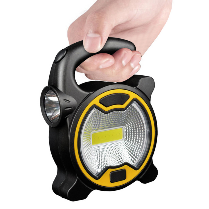 Draagbare COB LED werklamp met handvat en twee standen
