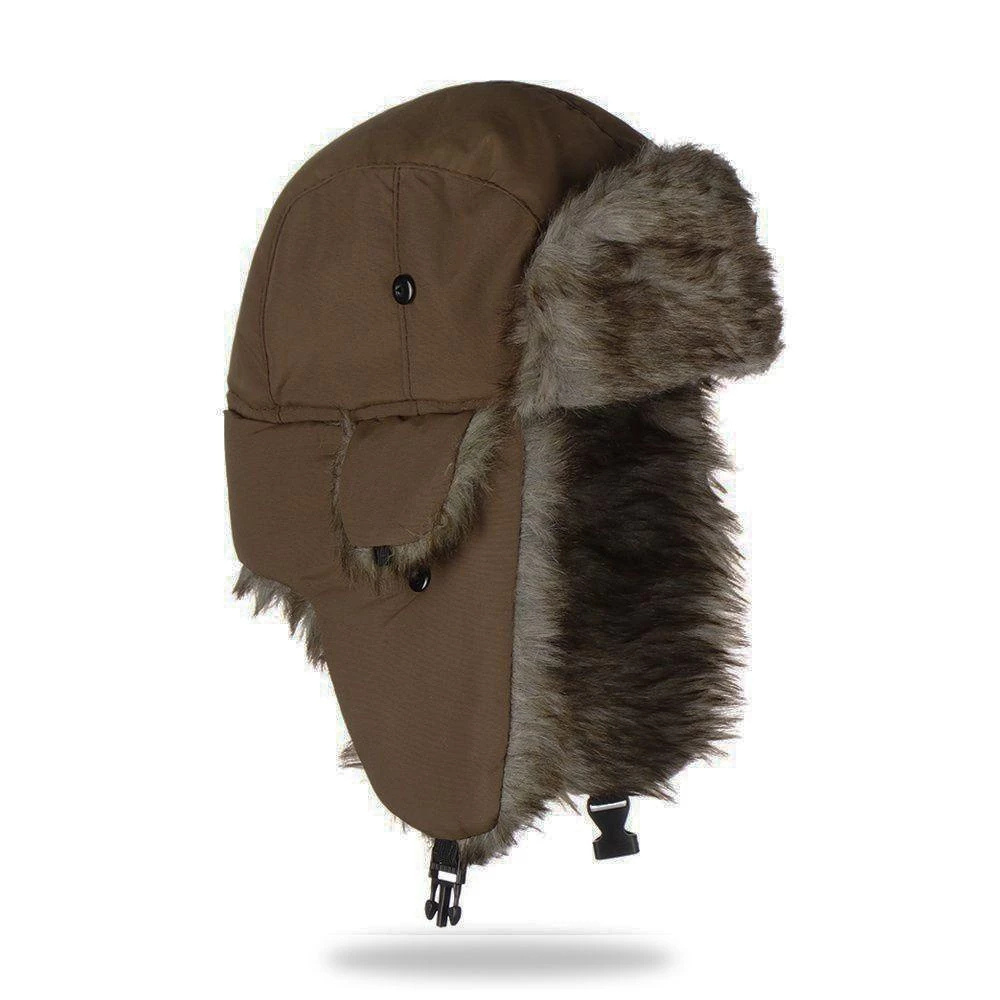 Knus imitatie bont winter earflap aviator ski muts