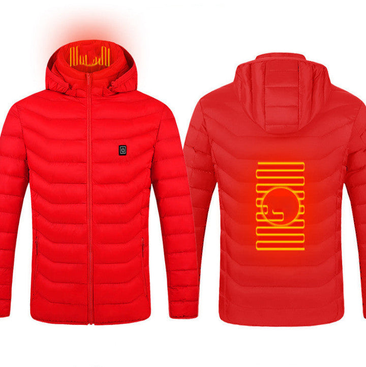Hollevo™ Verwarmde herenjas met USB en 3 warmtestanden