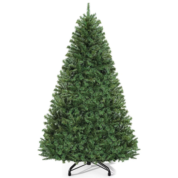 Volle groene kerstspar
